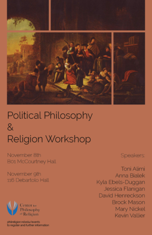 Poster: Political Philosophy & Religion Workshop